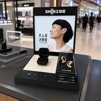 Support d'affichage personnalisé pour écouteurs avec éclairage LED et contrôleur, présentoir de comptoir pour magasin d'électronique, support d'affichage pour écouteurs intra-auriculaires