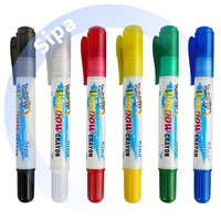 CN010 Window Crayon Set 6 Farben Wasch barer ungiftiger Aqua Glass Marker