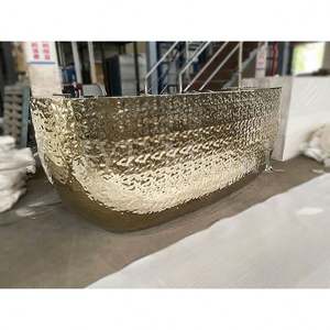 Mesa de Barra Impermeable de Acero Inoxidable EX612 para Restaurante, Salón, Cafetería, Hotel, Uso en Exteriores, Diseño Art Deco, Tamaño Personalizado - Product Image 3