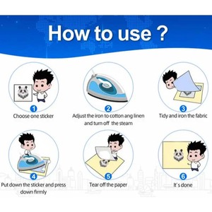 Decalcomanie colorate in vinile <span class=keywords><strong>per</strong></span> trasferimento termico DTF lavabili e durevoli adesivi pronti stampa <span class=keywords><strong>per</strong></span> t-shirt - Product Image 5