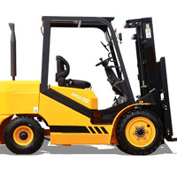 Chariot élévateur diesel robuste de 3 tonnes, approuvé CE ISO, moteur japonais, chariot élévateur, agrafeuse avec pièces