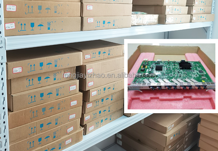 ZTE 4 Ports 10G Uplink Board XUVQ for C300 OLT, Card with 2 pcs 10G SFP