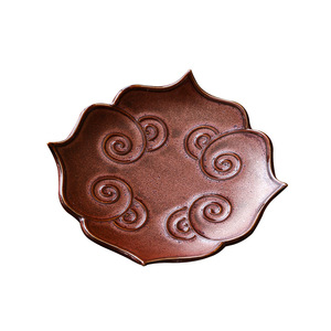 Fallen Leaves In Autumn Ceramic Flower Shape <b>Tray</b> Handmade <b>Small</b> Dish For Snack Party Dishes - Product Image 5