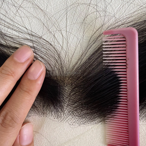 Parche para la línea del cabello con encaje suizo de la mejor calidad, reemplazo capilar frontal HD de cabello humano - Product Image 3