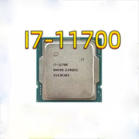 Processeur Intel Core i7-11700, 2,5 GHz, huit cœurs, seize threads, cache L3 de 16 Mo, 65 W, LGA 1200, neuf mais sans ventilateur