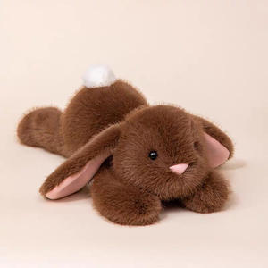 ของเล่นตุ๊กตากระต่ายสำหรับหมอบ, ตุ๊กตากระต่ายน่ารักสำหรับเด็ก, เป็นของขวัญที่ให้ความสบายและเป็นมิตร - Product Image 3