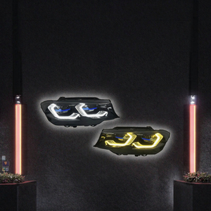 ไฟหน้า LED เลเซอร์แบบเปลี่ยนแทนสำหรับรถยนต์ซีรีส์ 3 รุ่น G20 ปี 2018-2022 12V ใหม่ สีคู่ เหลือง-ขาว พร้อมไฟ DRL อัพเกรด 25W - Product Image 3
