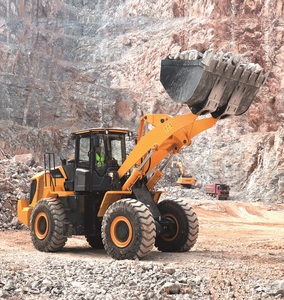 China <strong>Top</strong> Brand Heavy <strong>Load</strong> 5 Ton Wheel Loader CLG856H for Sale with Long Wheel Base - Product Image 1