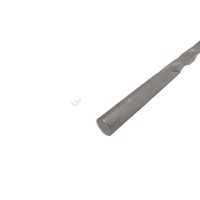 Foret hélicoïdal à queue droite de 1/4 de pouce Marie Jay, à pointe en carbure cémenté, finition oxyde noir, longueur totale 50 mm, pour matériaux durcis
