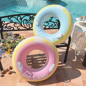 Anillo de Natación Inflable Inf Kelukeya, Colores Degradados, Flotador de Piscina Unisex, Juguete Acuático para Adultos - Product Image 2