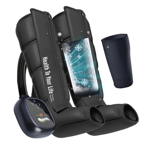 Botas de Recuperación Muscular Fitease Athlete Relief, Compresa de Hielo, Bolsa de Aire, Masajeador de Piernas con Compresión de Aire, Batería de 2000 mAh, 10/20/30 min - Product Image 1