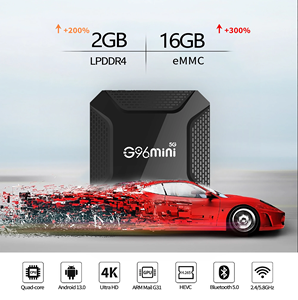 Đa chức năng Mortal Set Top Box g96mini thông minh android14.0 TV Box bt5.0 RAM2GB ROM16GB Rockchip rk3228 Quad core 4K Wifi Kép - Product Image 3