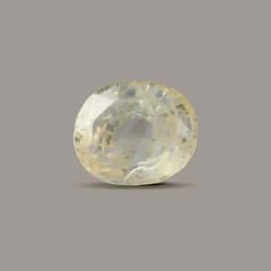 Saphir vert ovale de 6,63 carats de qualité supérieure, pierre brute naturelle Pukhraj, fournisseur en gros, exportateur, fabricant, Inde - Product Image 2