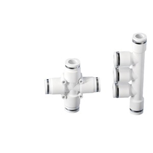 <b>Quick</b> Coupler Pneumatic <b>Connector</b> PZA8 4 Way 5 Way With PBT Material For Air Hose Connection - Product Image 2