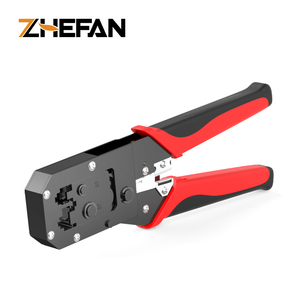 Zhefan mô-đun cáp mạng crimper <span class=keywords><strong>crimping</strong></span> plier công cụ dây Cutter Tước Kit cho <span class=keywords><strong>10p</strong></span>/8P/6P/4P/RJ45/RJ12/RJ11 cắm - Product Image 3