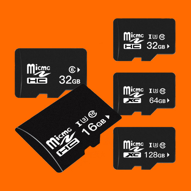 Micro-SDXC UHS-I Memory Card 2GB to 512GB, Plastic, for Camera Car DVR GPS MP3 Player Mobile Phone