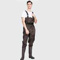 Waders de chasse équipement de canard respirant sauvagine poitrine isolé Camo Wader néoprène hommes botte étanche hauteur Nylon