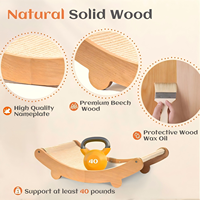 Griffoir et structure d'escalade pour chat en bois avec corde en sisal, design moderne, emballé en carton – Sûr et durable pour les chats