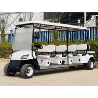Voiture de golf électrique tout-terrain CE pour parcours de golf, 2/4/6/8 places, pour visites touristiques