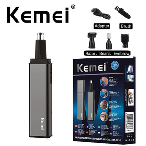 Kemei KM-6636-tondeuse électrique 4 en 1 <span class=keywords><strong>pour</strong></span> les <span class=keywords><strong>oreilles</strong></span> et le <span class=keywords><strong>nez</strong></span>, rasoir, tondeuse, nettoyant <span class=keywords><strong>pour</strong></span> le rasage, soins du visage - Product Image 1