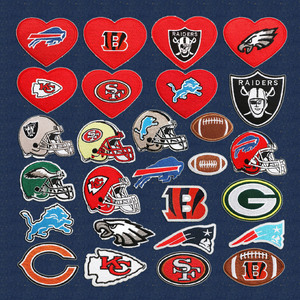 Rugby <span class=keywords><strong>Patch</strong></span> Ijzer Op Sport Voetbal Borduurwerk Nfl Team Logo Philadelphia Adelaars Patches Voor Pet - Product Image 6