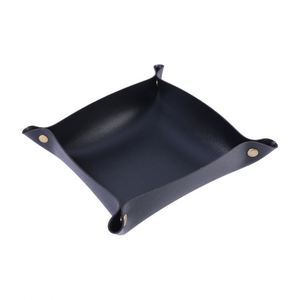 Custom Logo Home Decor Desktop Water Proof PU Leather Tray Jewelry Makeup Cosmetic Organizer Basket Storage <b>Box</b> - Product Image 3