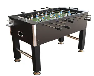 Soccer table for playing football games on board