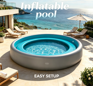 Piscine gonflable ronde à paroi soufflée DWF, idéale pour jardin, famille, usage extérieur, disponible sur mesure - Offre Spéciale - Product Image 1