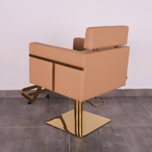 Sedia da barbiere di alta qualità con poggiapiedi per parrucchieri uso all'ingrosso materiale metallico - Product Image 5