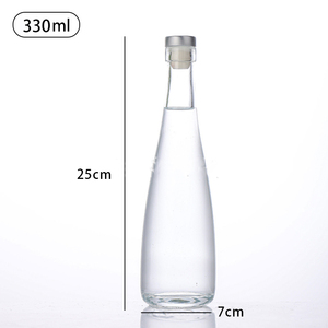 Logotipo personalizado Único 350ml 500ml Forma de lágrima Botellas de <span class=keywords><strong>agua</strong></span> de <span class=keywords><strong>vidrio</strong></span> vacías transparentes Bebidas gaseosas Jugo Botellas de <span class=keywords><strong>agua</strong></span> <span class=keywords><strong>mineral</strong></span> <span class=keywords><strong>Vidrio</strong></span> - Product Image 4