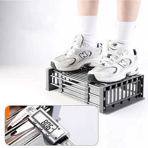 Estante de almacenamiento de cocina con logotipo personalizado, bandeja de drenaje de aluminio al por mayor, estante de pie de Metal cuadrado para platos domésticos - Product Image 4