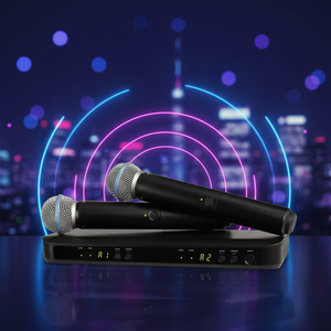 Sistema Wireless Vocale Doppio BLX288 B58 BLX4 PG58 con Due Microfoni Dinamici Beta58a Professionali per Esibizioni dal Vivo - Product Image 2