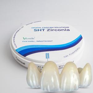 <span class=keywords><strong>Vsmile</strong></span> HappyZir Bloc de Zircone Multicouche SHT 46% Translucide Matériaux Céramiques Dentaires Postérieurs et Antérieurs 10mm Certifié CE 5 - Product Image 5
