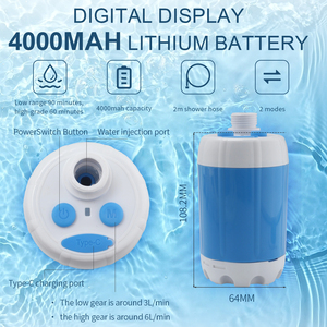 Electric <strong>Shower</strong> Bath Products Camping USB Rechargeable Camping <strong>Shower</strong> Outdoor <strong>Portable</strong> <strong>Shower</strong> - Product Image 3
