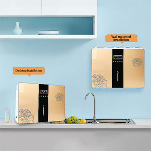 100g hộ gia đình RO hệ thống 5 cấp thẩm thấu ngược trực tiếp lọc nước uống với bể áp lực - Product Image 3