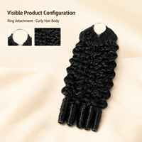 Extensions de cheveux humains vierges de haute qualité, super double drawn, bouclées, pour tressage au crochet, qualité supérieure premium