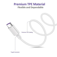 Câble OEM Type-C vers USB-A 2.0 avec charge rapide 5A et transfert de données pour téléphones mobiles
