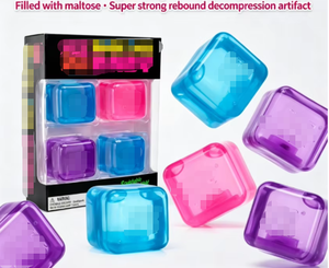 Nouveau Jouet Sensoriel Anti-Stress Super Solide en Forme de Mini Cube à Presser, en TPR, Boîte Mystère, 14 ans et plus - Product Image 5