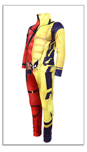 Disfraz de Deadpool Wolverine Howlett para Niños y Adultos, Disfraz de Halloween y Carnaval, Mono de Lobo, Pantalones Superjustos y <span class=keywords><strong>Top</strong></span> - Product Image 5