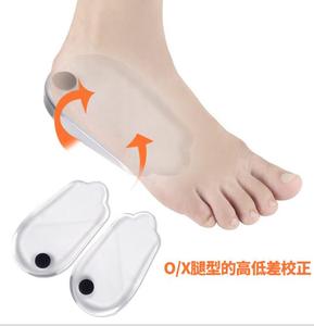Almohadilla de gel para el talón F0260 para corrección de piernas en forma de O/X, almohadilla para <span class=keywords><strong>la</strong></span> <span class=keywords><strong>palma</strong></span> de masaje, inserción de zapatos, cojín para el cuidado de los pies, plantillas ortopédicas de silicona - Product Image 2