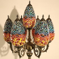 Dîner lampes lampes tiffany en gros grands lampadaires