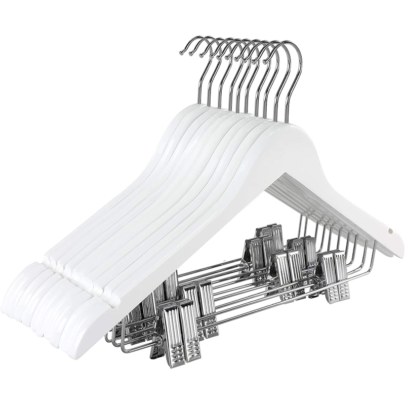 PUSELIFE Baby Clothes Hangers Solid Wood