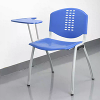 Chaise de conférence de formation de bureau de classe scolaire en plastique durable moderne GUANGWEI avec table