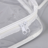 Sac d'emballage transparent en PVC pour couette et couverture, pochette verticale imprimée