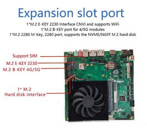 เมนบอร์ดขนาดเล็ก 17x17 ซม. รุ่น Lake I5 1145G7 รองรับ DDR4 RAM ช่องเสียบ 4xUSB3 1xLAN พร้อมพัดลม ขนาดกะทัดรัด 170x170 มม. สำหรับอุตสาหกรรม SBC ใช้ชิปเซ็ต Intel - Product Image 4