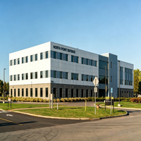 Edificio de Oficinas con Estructura de Acero de Alto Rendimiento, Ingeniería Llave en Mano, Ensamblaje Modular, Sin Columnas, Espacio Flexible