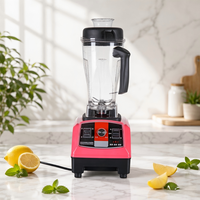 Blender commercial White Label 2L, 1800W, avec minuterie, lames en acier inoxydable, pour écraser la glace et faire des smoothies, vente en gros