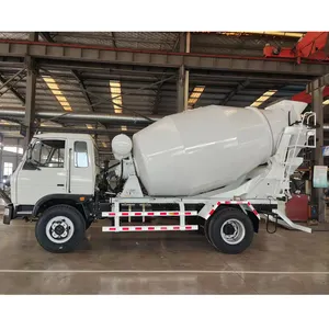 Truk pengaduk beton truk mixer besar dengan truk