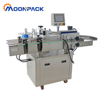 Machine d'étiquetage Moonpack ARLM-160A pour bouteilles en verre et en plastique, autocollants d'étiquetage pour machine d'emballage autonome