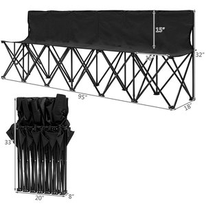 Portátil al aire libre asiento camping bolsa plegable comercial <span class=keywords><strong>5</strong></span> posición reclinable mochila Silla de playa - Product Image 3